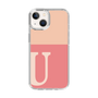 Slim Protection Case［ Original - initial two tone - U pink ］