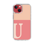 Slim Protection Case［ Original - initial two tone - U pink ］