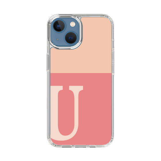 Slim Protection Case［ Original - initial two tone - U pink ］
