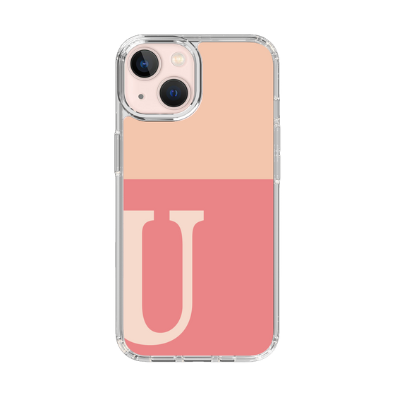 Slim Protection Case［ Original - initial two tone - U pink ］