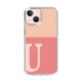 Slim Protection Case［ Original - initial two tone - U pink ］