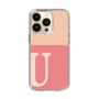 Slim Protection Case［ Original - initial two tone - U pink ］