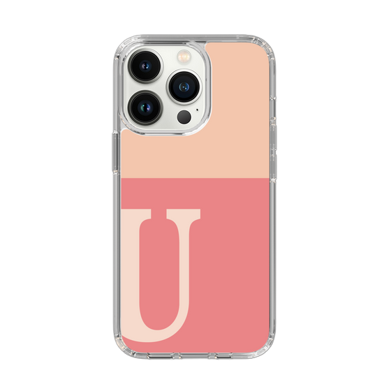 Slim Protection Case［ Original - initial two tone - U pink ］