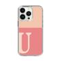 Slim Protection Case［ Original - initial two tone - U pink ］