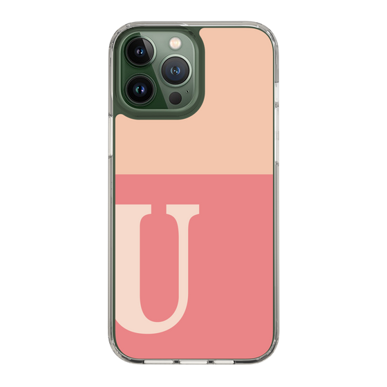 Slim Protection Case［ Original - initial two tone - U pink ］