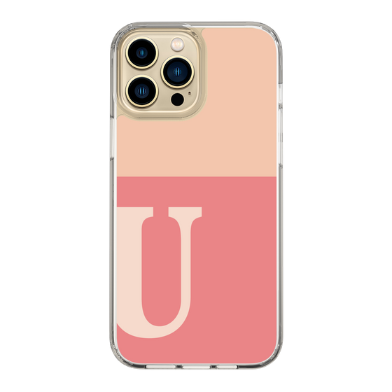 Slim Protection Case［ Original - initial two tone - U pink ］