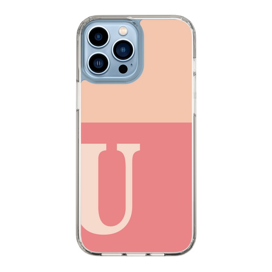 Slim Protection Case［ Original - initial two tone - U pink ］