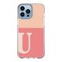 Slim Protection Case［ Original - initial two tone - U pink ］