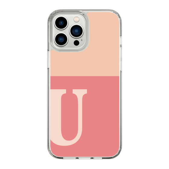 Slim Protection Case［ Original - initial two tone - U pink ］