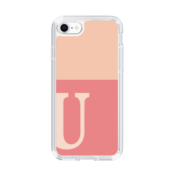 Slim Protection Case［ Original - initial two tone - U pink ］
