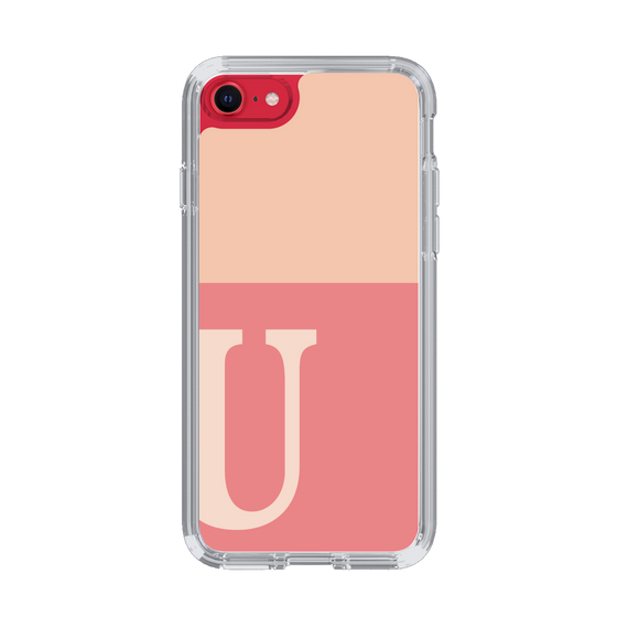 Slim Protection Case［ Original - initial two tone - U pink ］