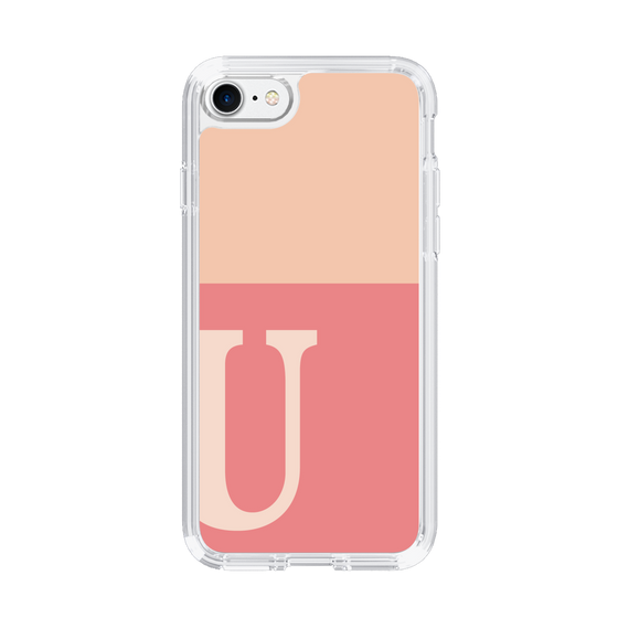 Slim Protection Case［ Original - initial two tone - U pink ］