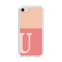 Slim Protection Case［ Original - initial two tone - U pink ］