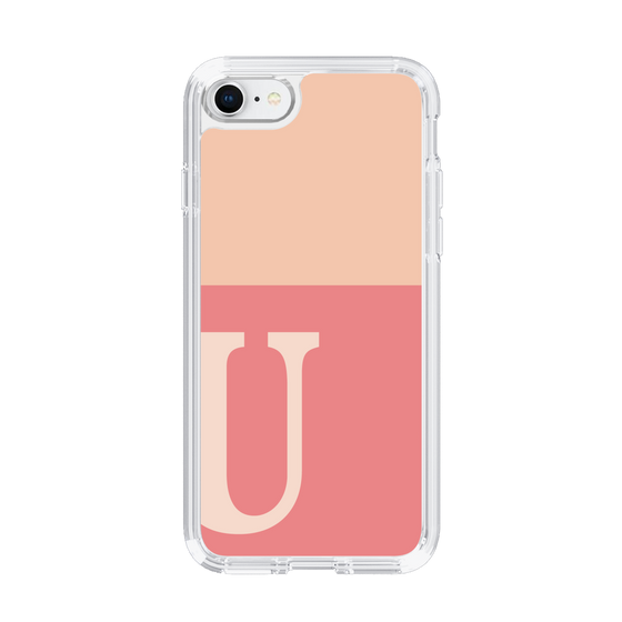 Slim Protection Case［ Original - initial two tone - U pink ］