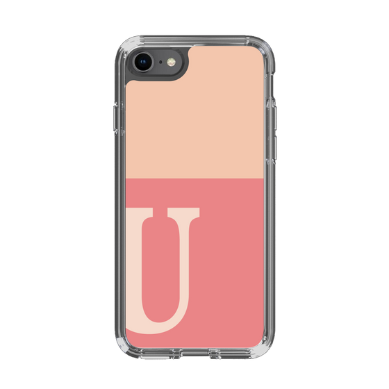 Slim Protection Case［ Original - initial two tone - U pink ］