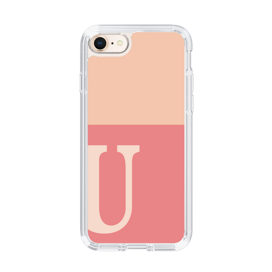 Slim Protection Case［ Original - initial two tone - U pink ］