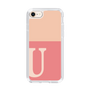 Slim Protection Case［ Original - initial two tone - U pink ］