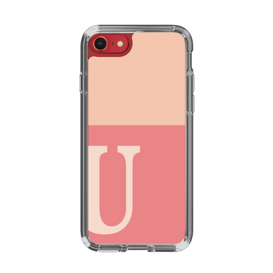 Slim Protection Case［ Original - initial two tone - U pink ］