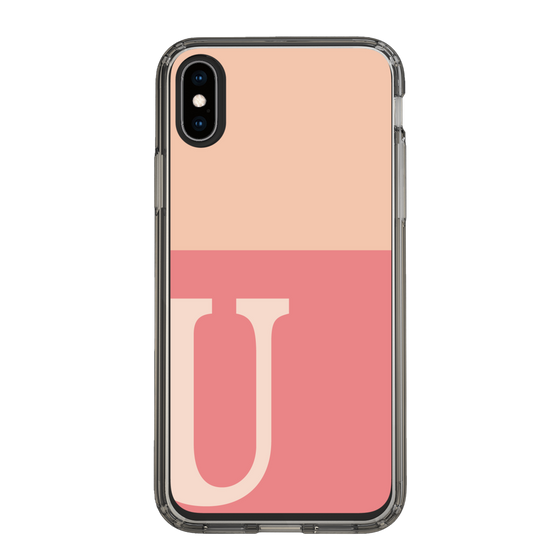 Slim Protection Case［ Original - initial two tone - U pink ］