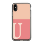 Slim Protection Case［ Original - initial two tone - U pink ］