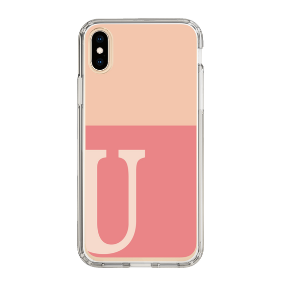 Slim Protection Case［ Original - initial two tone - U pink ］