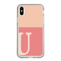 Slim Protection Case［ Original - initial two tone - U pink ］