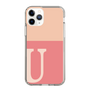 Slim Protection Case［ Original - initial two tone - U pink ］