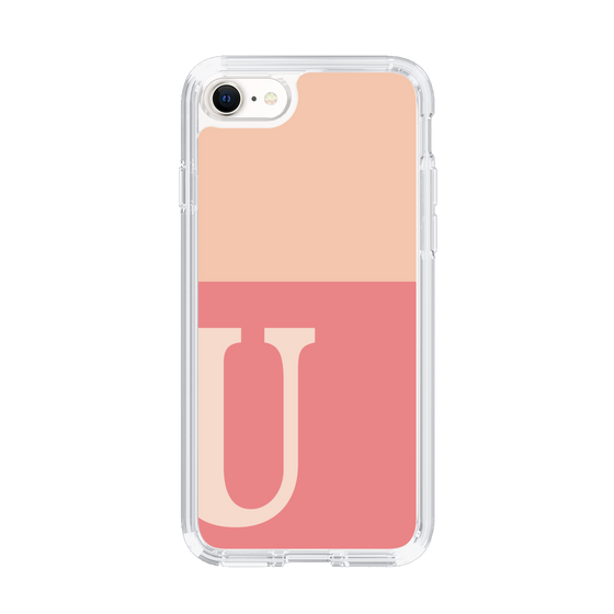 Slim Protection Case［ Original - initial two tone - U pink ］