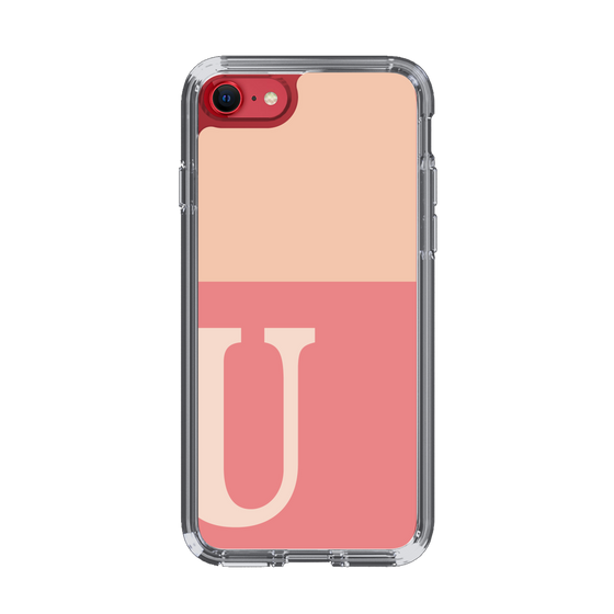 Slim Protection Case［ Original - initial two tone - U pink ］