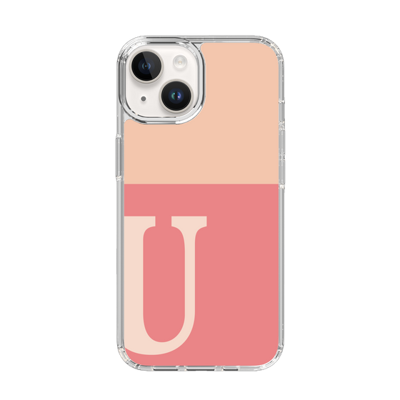 Slim Protection Case［ Original - initial two tone - U pink ］