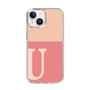 Slim Protection Case［ Original - initial two tone - U pink ］
