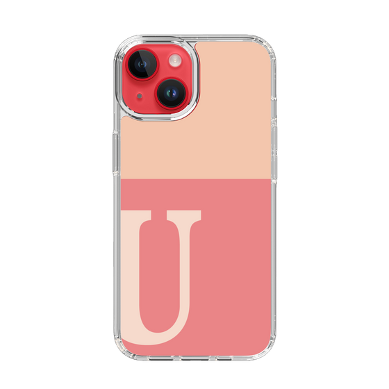 Slim Protection Case［ Original - initial two tone - U pink ］