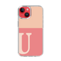 Slim Protection Case［ Original - initial two tone - U pink ］