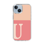 Slim Protection Case［ Original - initial two tone - U pink ］