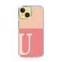 Slim Protection Case［ Original - initial two tone - U pink ］