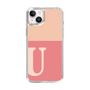 Slim Protection Case［ Original - initial two tone - U pink ］