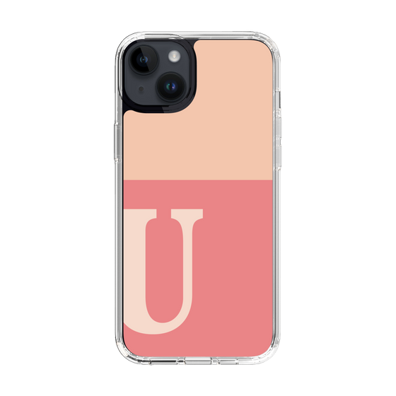 Slim Protection Case［ Original - initial two tone - U pink ］