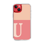 Slim Protection Case［ Original - initial two tone - U pink ］