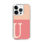 Slim Protection Case［ Original - initial two tone - U pink ］