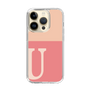 Slim Protection Case［ Original - initial two tone - U pink ］