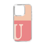 Slim Protection Case［ Original - initial two tone - U pink ］