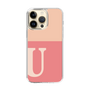 Slim Protection Case［ Original - initial two tone - U pink ］
