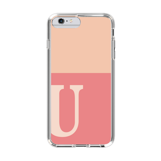 Slim Protection Case［ Original - initial two tone - U pink ］