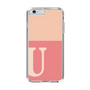 Slim Protection Case［ Original - initial two tone - U pink ］