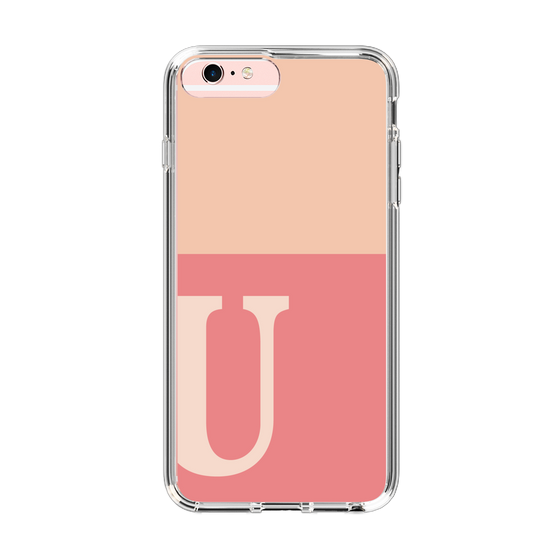 Slim Protection Case［ Original - initial two tone - U pink ］