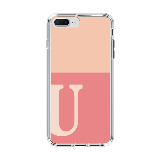 Slim Protection Case［ Original - initial two tone - U pink ］
