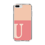 Slim Protection Case［ Original - initial two tone - U pink ］