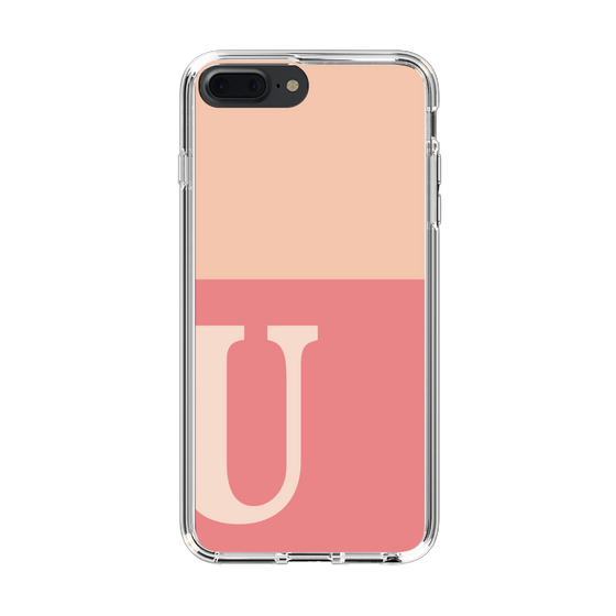 Slim Protection Case［ Original - initial two tone - U pink ］