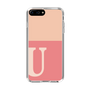 Slim Protection Case［ Original - initial two tone - U pink ］