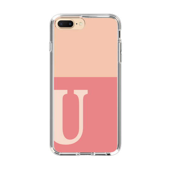 Slim Protection Case［ Original - initial two tone - U pink ］